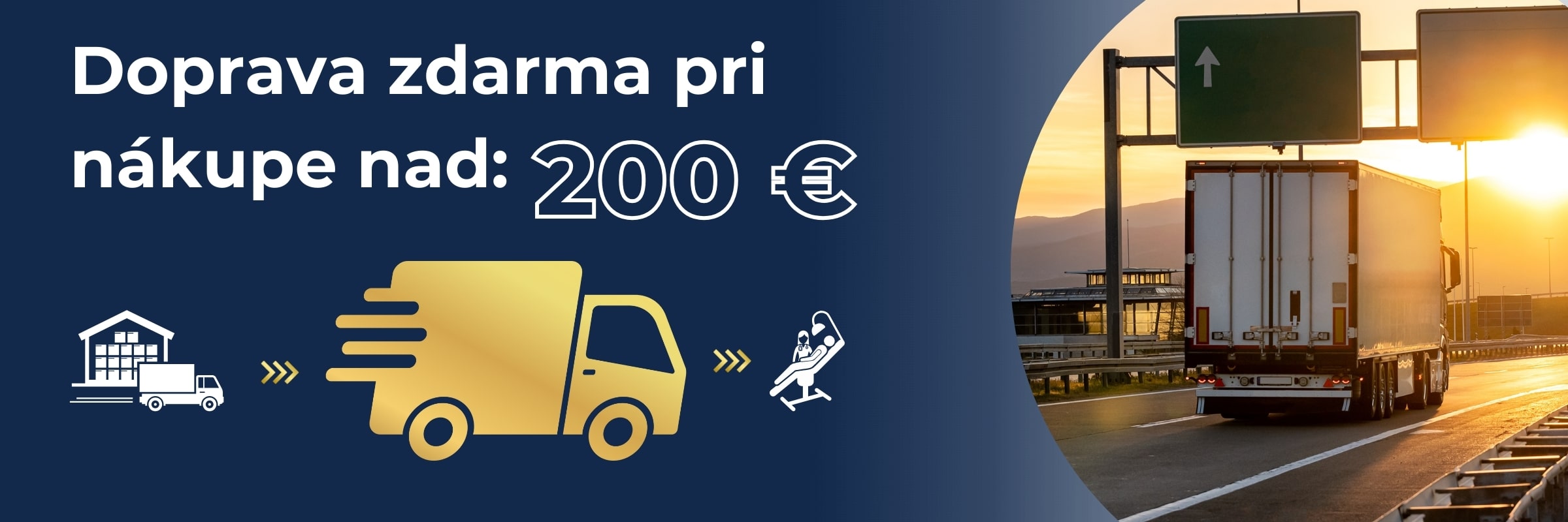Doprava zdarma pri nákupe nad 200 €